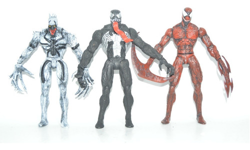 Figura Hombre Araña Simbionte Anti-venom & Carnage & Venom