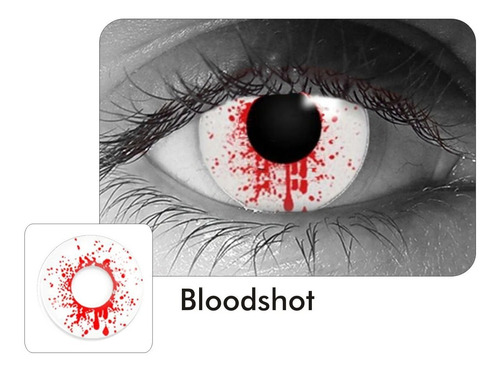 ¡   Lentes Crazy Bloodshot Trauma Sangre Fx   !!