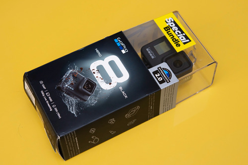 Gopro Hero 8 Black + 2 Baterias E Carregador - Zerada Com Nf