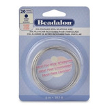 Cable Redondo Beadalon De Acero Inoxidable 316l, Calibre 20,