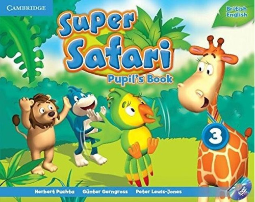 Super Safari 3   Pupil´s Book With Dvd Rom, De Puchta, Hebert. Editora Cambridge, Capa Mole Em Inglês