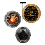 Lampara Colgante Decorativa Moderna Esfera Metalica E27