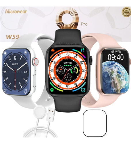 Relógio Smartwatch W59 Pro Serie 9 Nfc 47mm Original Novo