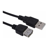 Cabo Usb 2.0 Extensão 2 Metros Extensor Macho Fêmea