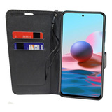 Capa Case Capinha Carteira Couro P/redmi Note 10s