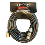 Cable Xlr Para Micrófono 10mt Aurax 213013