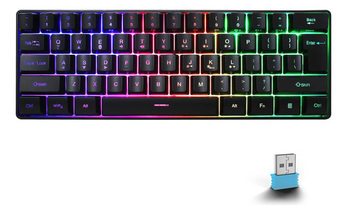 Teclado Inalámbrico Juegos Lexonelec, Teclado Ergonómico Con