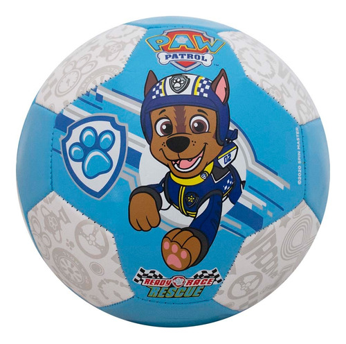 Balón De Fútbol No. 3 Voit Paw Patrol Chase Rrr Color Blanco