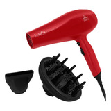 Secador De Cabelo Gama Lichia Ceramic 2100w Vermelho 220v