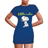 Set De 3 Pijamas Camisón Para Dama Peanuts Friends Forever