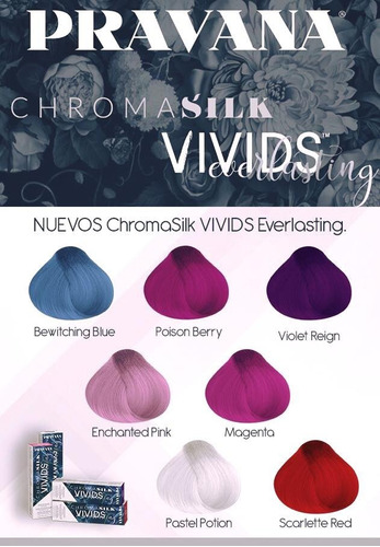 Tinte Pravana Chromasilk Todos Los Tonos 