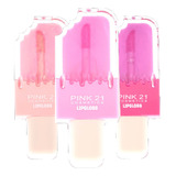 6 Lip Gloss Sweet Kisses Cs3690 - Kit Pink21 Atacado 