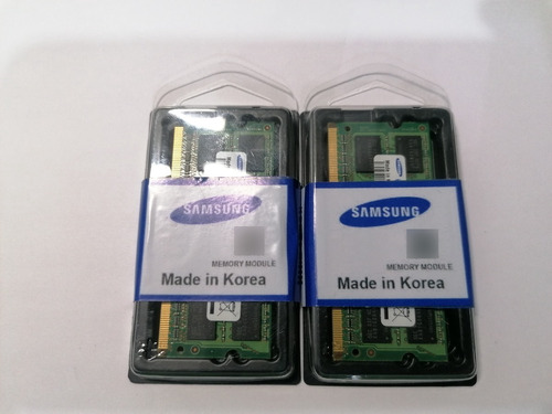 Memoria Ram 4gb (2x2gb) Ddr3 Samsung 8500s 1066 Mhz Laptop