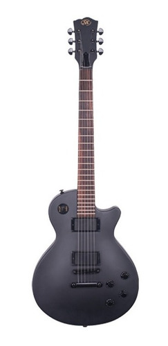 Sx Ee3 Satin Les Paul Standard Guitarra Negra Satinada