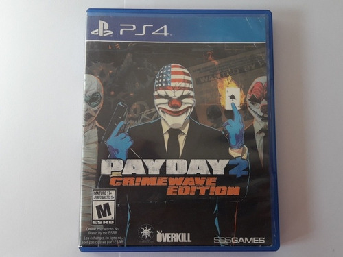 Payday 2 Playstation 4 Ps4 (fisico)