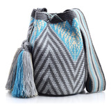 Bolso Tote De Ganchillo Tejido A Mano De La Colección Wayuu 