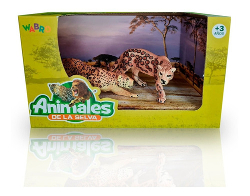 Animales De La Selva Leopardos Pack X 2