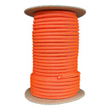 Soga Polipropileno Trenzada 6mm X 30 Metros Color Naranja