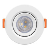 Spot Led Elgin Luminária Mr11 3w 3000k Direcionável Redondo