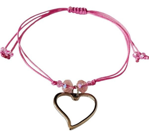  Pulsera  Manilla- Brazalete  Con Dije Corazón 