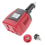 Inversor De Corriente Carro De 12v A 110v - 150w Puerto Usb