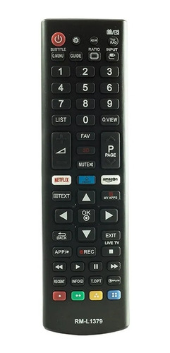 Control Remoto Universal Genérico Rm-l1379 Para Tvs LG