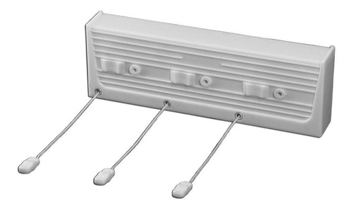 Varal Para Parede Automático Com 5,8 Metros E 3 Cordas