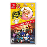 Super Monkey Ball / Sonic Forces Nintendo Switch Nuevo