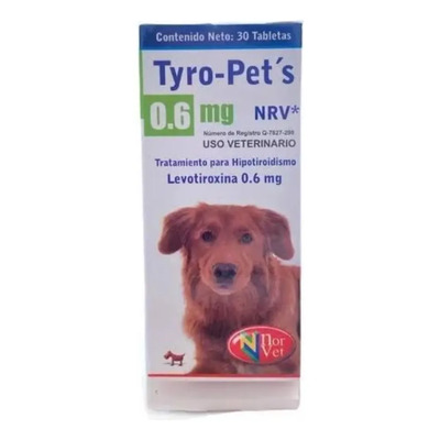 Ty-ro Pets Nrv L 0.6mg, 30 Tabletas Norvet | Envío gratis