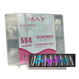 Tips Soft Gel (press On) Cuadrado 504pz May