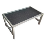 Mesa Ratona De Aluminio Anodizado Y Wpc León.livings 