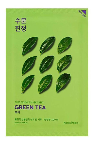 Mascarila Facial De Té Verde Holika Pack 10