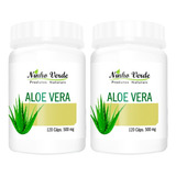 Kit 2 Aloe Vera 500mg 120 Cápsulas - Ninho Verde