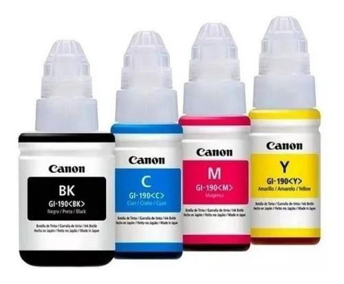 Tinta Canon Kit 4 Refil G3111 Pixma G1100 G2100 G3100 G3102