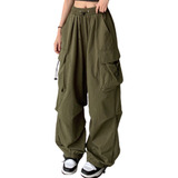 Pantalones Cargo, Ropa De Calle, Pantalones Casuales Con Bol