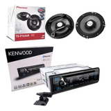 Estéreo Kenwood Bt282u+bocinas Pioneer Ts-f1634r