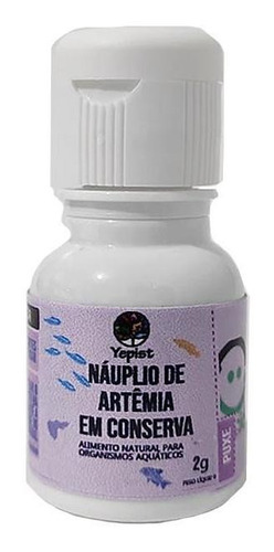 Nauplio De Artemia Em Conserva Slim 2g Yepist