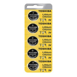 Batería Pila Cr2032 Toshiba Original Lithium 3v Pack X5