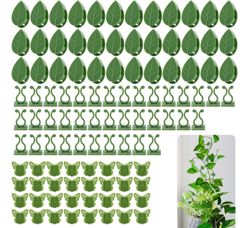 120 Clips Para Plantas Trepadoras, Resistentes Y Autoadhesiv