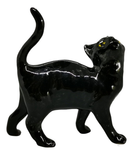 Figura De Gato Negro, Adornos Decorativos Y Coleccionables,
