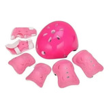 Set Completo De Protección Infantil Casco Rodilleras Coderas