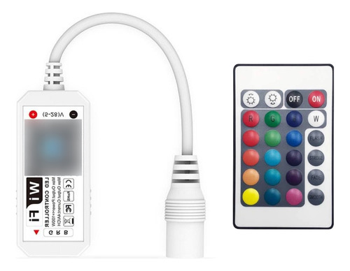 Controlador Tira Led Rgb Wifi Ctrl Remoto + App Audioritmica