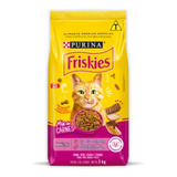 Friskies Ração Para Gatos Adultos Mix De Carne 3kg