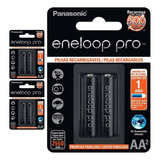 6 Pilhas Recarregaveis Eneloop Pro Aa 2a Panasonic 3 Cart