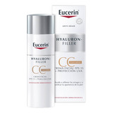 Eucerin Hyaluron Filler Crema Facial Antiedad Tono Medio 50g