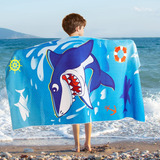 Toalla De Playa Wernnsai Super Soft Shark Para Niños - 30 X