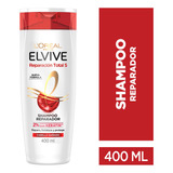 Shampoo Reparación Total 5 Elvive L´oréal Paris 400ml X 2u