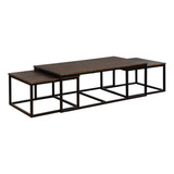 Alaterre Furniture Arcadia Acacia 54  Nestita De Caf, Mesa D