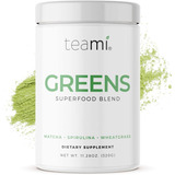 Teami Greens Superfood Blend 320g Matcha Spirulina Wheatgras