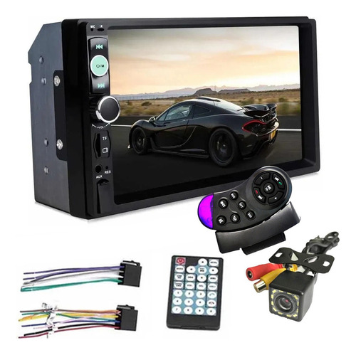 Reproductor Estéreo Para Coche 7010b De 7 Mp5, Volante Rc